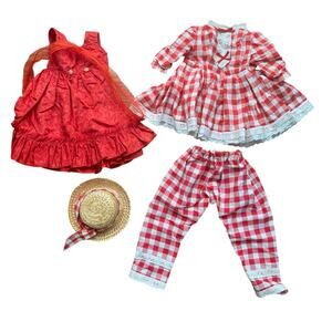 Vintage big doll prairie girl clothes outfit